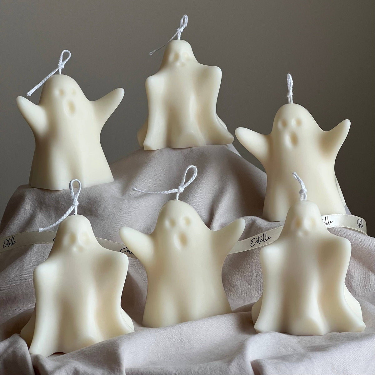 The Handmade Halloween Ghost Candle