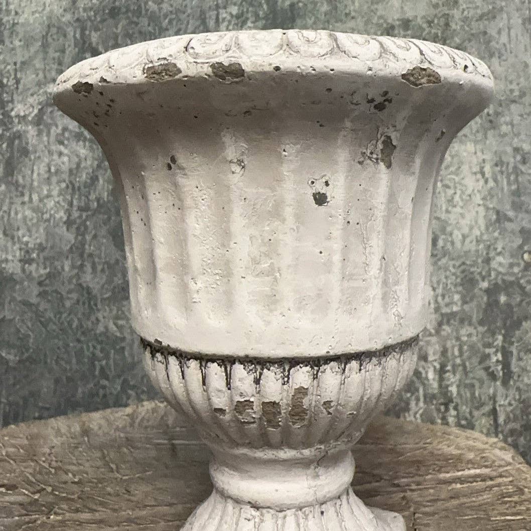 The Mini Cement Urn Planter