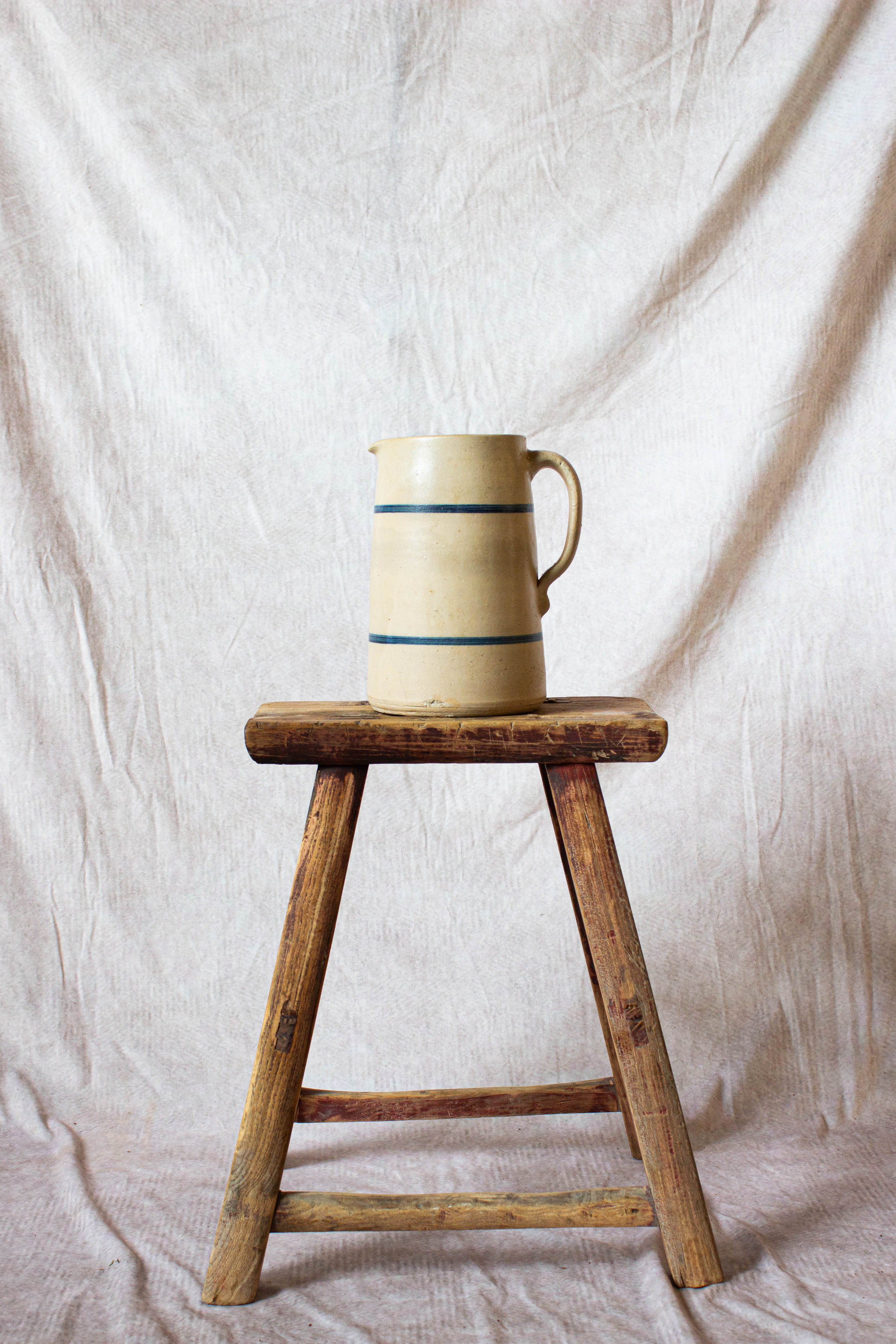 The Blue Stripe Pitcher