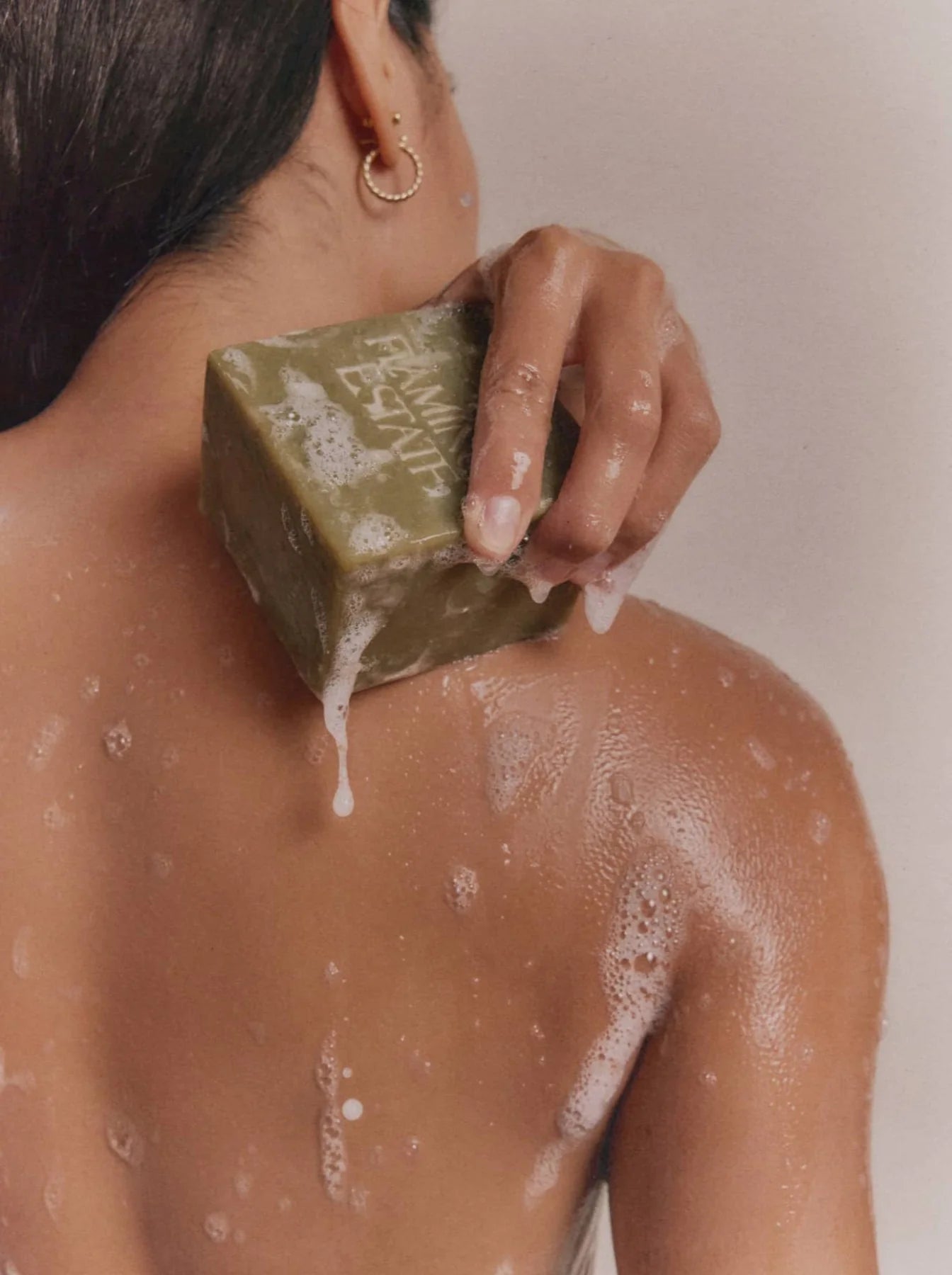 The Rosemary Green Leaf Parsley Soap Brick