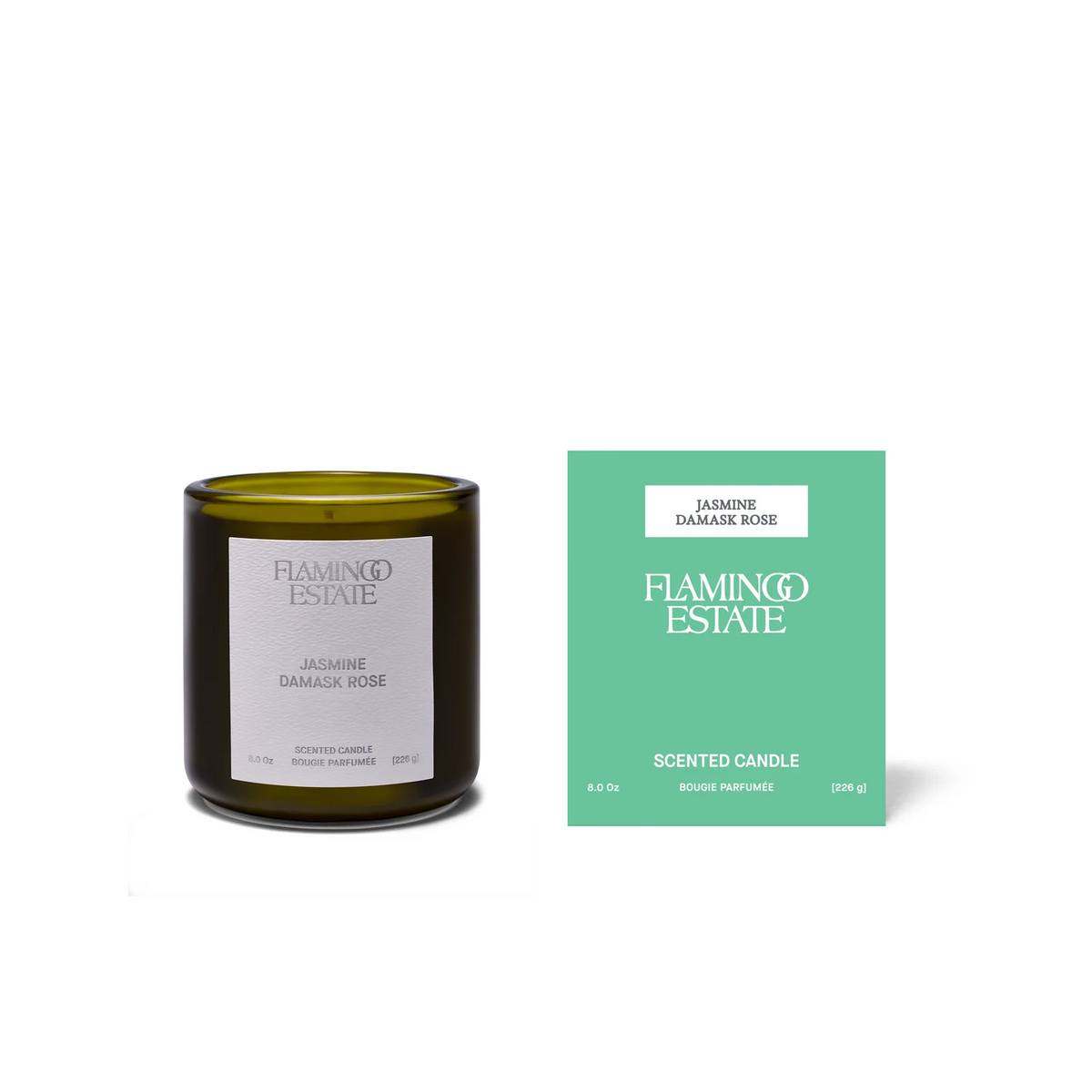 The Jasmine Damask Rose Candle