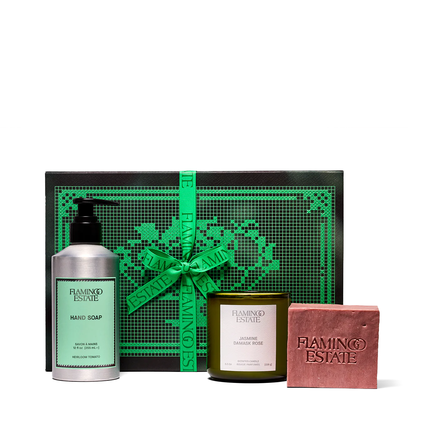 The Jasmine Damask Rose Bath Set