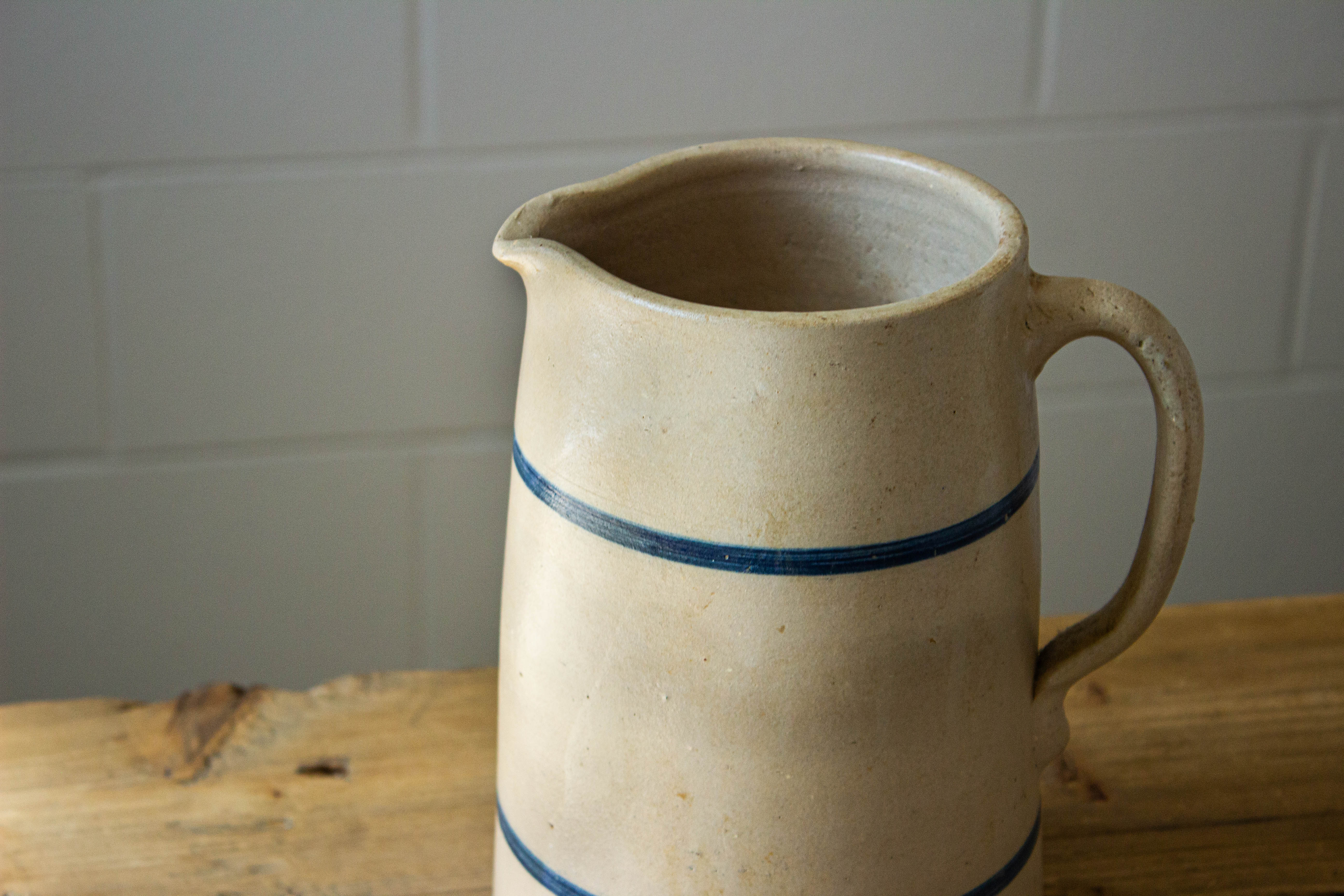 The Blue Stripe Pitcher