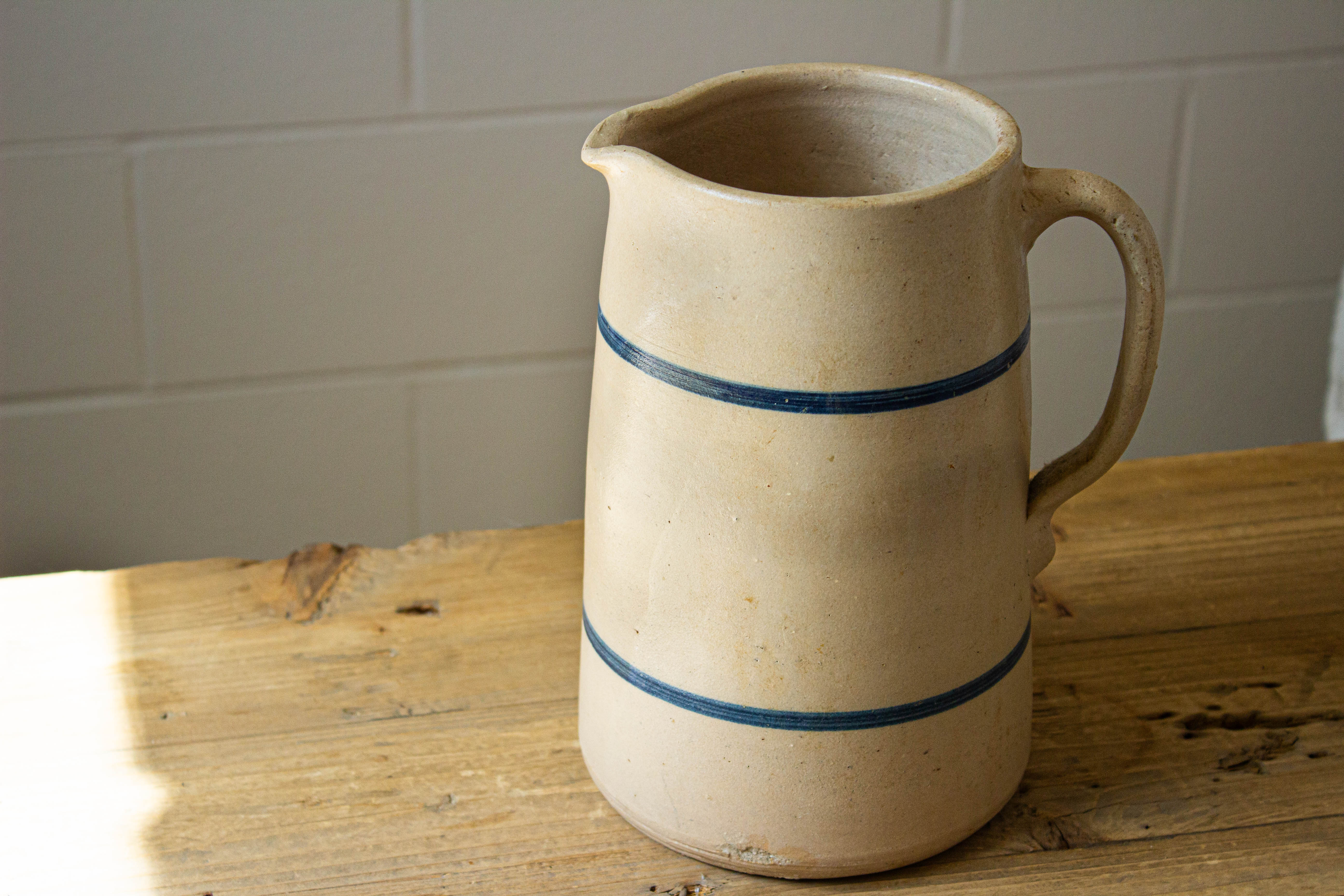The Blue Stripe Pitcher